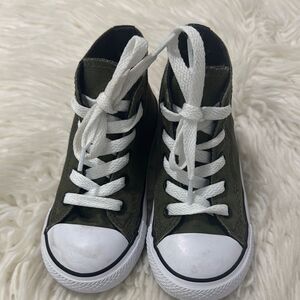 Converse green and White Sneakers Classic Canvas Low-Top Size Toddler Boy